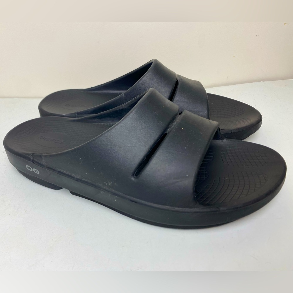 Men's Black Slide Sandals